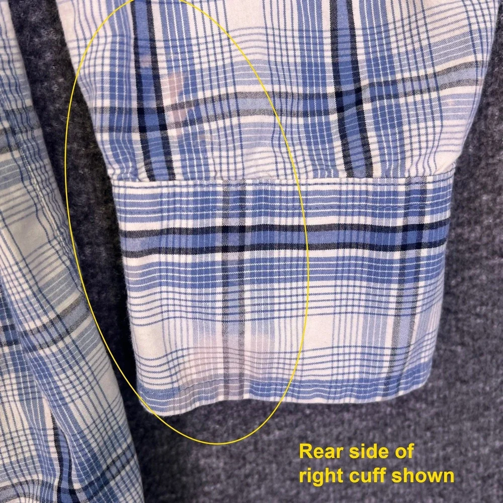 Timberland Shirt Mens‎ L Plaid Hiking Casual Rugged Cotton Long Sleeve Outdoors